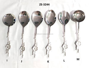 Juego de Cubiertos Rústicos de Acero Inoxidable Estilo Americano de 16 Piezas, Ecológicos, con Diseño Floral, Hechos por Zahid Exports India - Product Image 1