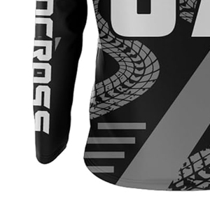 เสื้อเจอร์ซีย์มอเตอร์ครอสผู้ชาย น้ำหนักเบา ระบายอากาศได้ดี สีตามสั่ง พิมพ์โลโก้ด้วยความร้อน แห้งเร็ว แขนยาว สกรีนชื่อทีมตามสั่ง - Product Image 4