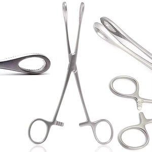 Pinzas para sujetar esponjas de quirófano, instrumento médico profesional para vendajes y herramientas quirúrgicas - Product Image 1