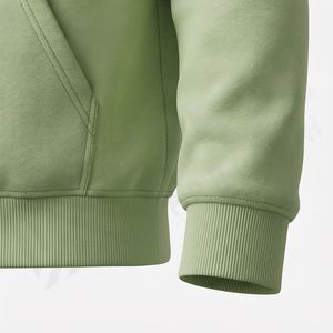 Sweat à capuche zippé intégral en molleton de coton épais et chaud pour homme, personnalisable, couleur personnalisée, effet 3D, coupe décontractée, grammage lourd - Product Image 6