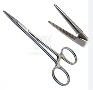 Pinzas hemostáticas Mosquito Kelly de 12.5 cm de acero inoxidable, la mejor calidad a precio mayorista, proveedor de Pakistán. - Product Image 1