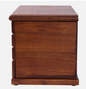 Boîte de rangement pour bijoux en bois avec tiroir, organiseur de bagues, boucles d'oreilles et accessoires pour femmes - Product Image 4