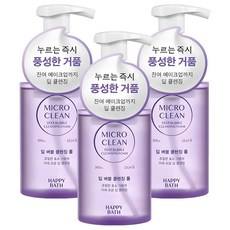 Happy Bath Micro Clean 300ml Espuma Limpiadora Corporal Burbujas Profundas Descuento 3 Unidades Fragancia Botánica - Product Image 1