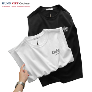 Logo imprimé personnalisé hommes T-Shirt pour manches courtes surdimensionné 100 coton T-Shirttank haut femmes été grande taille - Product Image 3