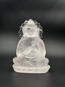 Natural Clear Quartz Buddha <b>Statue</b> 5.25 Inch | Hand Carved Crystal Meditation Idol | Spiritual Home Decor | Wholesale OEM ODM Su - Product Image 6