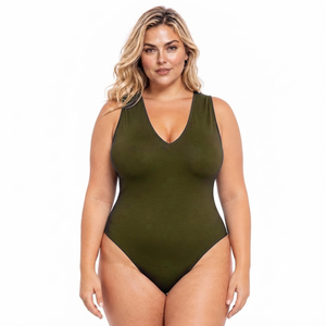 Traje de Baño de Una Pieza para Mujer, Diseño Personalizado 2026, Tela de Spandex y Poliéster, Bikinis y Ropa de Playa - Product Image 1