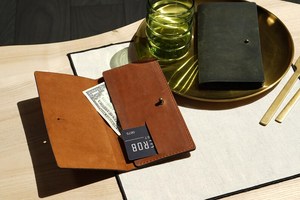 Porte-comptes en cuir véritable personnalisé pour restaurant, présentoir de factures sur mesure avec logo LBH-0083 - Product Image 6