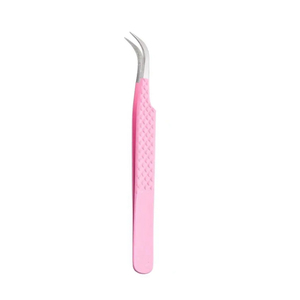 Vente en gros de pinces à épiler professionnelles japonaises en acier inoxydable de 12 cm, avec design et étiquette personnalisés - Product Image 1