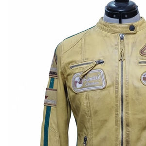 Chaquetas de Cuero para Hombre, Estilo Popular de Otoño, Chaqueta de Cuero para Hombre al por Mayor, Chaquetas de Cuero PU con Cierre Modernas y Elegantes para Hombre - Product Image 4