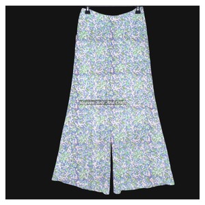 Pantalon imprimé bloc à la main vente chaude Palazzo ample jambe large taille haute pantalon décontracté pour les femmes #1 vente chaude en pantalon - Product Image 2