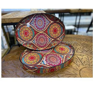 ชุดถาดเสิร์ฟอาหารทรงสี่เหลี่ยมผืนผ้าสำหรับตกแต่งห้องครัวเป็นมิตรกับสิ่งแวดล้อม2ชิ้นสำหรับจานบุฟเฟ่ต์ของหวานในบ้าน - Product Image 3