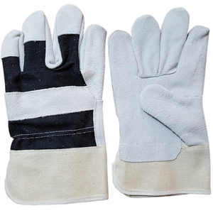 Fabricant professionnel, prix bas, gants de travail robustes en cuir de vachette pleine fleur, anti-vibrations, anti-coupures. - Product Image 1