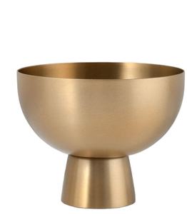 Cuenco de latón hecho a mano con acabado vintage para decoración festiva del hogar y centro de mesa clásico para comedor indio - Product Image 1