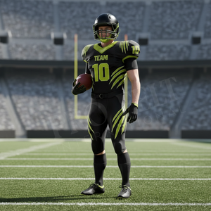 Team American Football Jersey Uniforms Custom Sublimated Moisture Wicking Fitted Short Sleeve Men's Sportswear All Seasons - Product Image 4