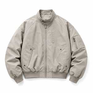 Private Label <b>Men's</b> Satin Finish Bomber <b>Jacket</b> Stylish Casual Outerwear for Modern Fashion Collections - Product Image 1