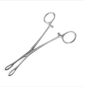 Pinza para Óvulos de Acero Inoxidable, Recta y Curva, Reutilizable, Instrumento Quirúrgico para Procedimientos Médicos Generales - Product Image 3
