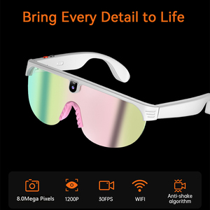 Gafas de Sol Inteligentes con Cámara, Logotipo Personalizado OEM, Venta al por Mayor, Cargador Magnético para Mujer, Grabación de Video para Ciclismo al Aire Libre, Gafas Deportivas con Audio - Product Image 3