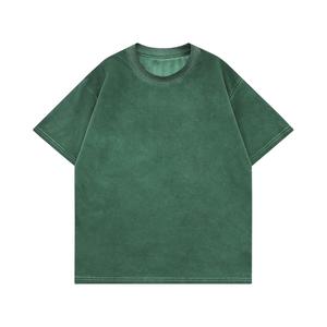 เสื้อยืดคอกลมแขนสั้นทรงหลวมสำหรับผู้ชาย ไซส์ใหญ่ ไหล่ตก สวมใส่สบาย เหมาะสำหรับออกกำลังกาย ลำลอง เป็นมิตรกับสิ่งแวดล้อม ผ้าถัก ระบายอากาศได้ดี สีพื้น - Product Image 1