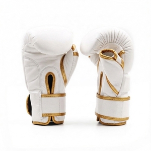Guantes de Boxeo Negros Personalizados al por Mayor, Guantes de Entrenamiento con Cordones, Correas de Muñeca Ajustables, Equipo de Combate Sanda Muay Thai - Product Image 3