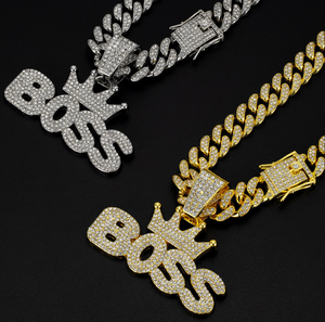 Bijoux Hip Hop en gros : Couronne pour pendentif, Chaîne cubaine en argent 925 avec Moissanite, Accessoires masculins de luxe certifiés IGI pour Hipster - Product Image 3