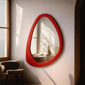 Espejo de Pared de Madera de Grado Comercial, Espejo de Pared de Madera Profesional para Restaurante y Exhibición en Tiendas, Artículo de Accesorios al por Mayor - Product Image 4