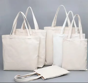 Eco-Friendly Heavy Duty Cotton <b>Canvas</b> Tote Bag Custom Print Promotional Branding Gift - Product Image 4