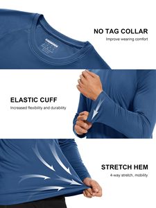 Custom Long Sleeve Rash Guard <b>Compression</b> <b>Shirt</b> for MMA BJJ Jiu Jitsu Grappling Martial Arts Training Quick Dry Breathable - Product Image 5