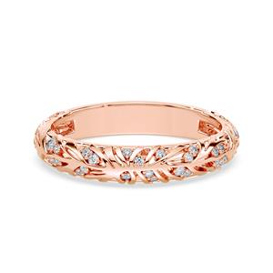 Anillo de Filigrana con Pétalos de Inspiración Vintage para Mujer, Joyería Floral Elegante para Bodas, Aniversarios y Regalos - Product Image 5