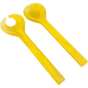 Juego de Servidores de Ensalada de Resina Fabricado en India con Cuchara y Tenedor para Mezclar y Servir Ensaladas, para Suministro al por Mayor - Product Image 4