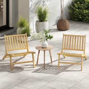 Comoda Sedia Reclinabile da Esterno con Schienale in Legno di Teak, Arredo da Giardino - Product Image 3