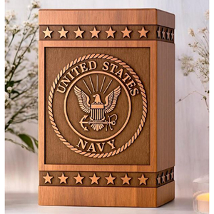 Handcrafted Wooden Urn Pet Urn deer Memorial urn Memorial Keepsake by AYAANS - Product Image 4