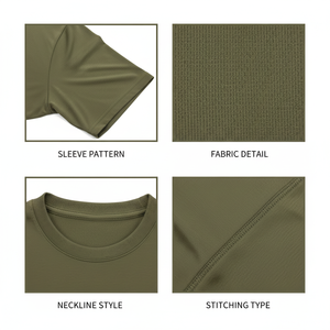 Camiseta de algodón personalizada para hombre, de manga corta, cuello redondo, con logo frontal, en blanco, de alta calidad, transpirable, precio al por mayor - Product Image 6