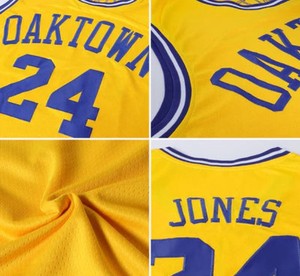 เสื้อบาสเก็ตบอลพิมพ์ลายแบบกำหนดเอง ชุดยูนิฟอร์มแห้งเร็วสำหรับผู้ชาย เสื้อผ้าระบายอากาศได้ดี บริการ OEM พร้อมพิมพ์ชื่อทีมและหมายเลข - Product Image 5