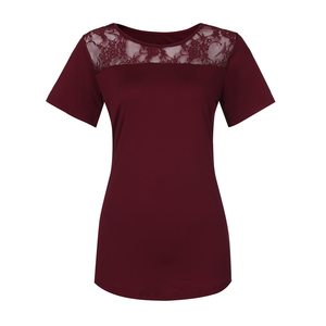 Camiseta de Moda de Alta Calidad para Mujer, Corte Holgado, Ligera, Transpirable, de Manga Corta para Verano - Product Image 3