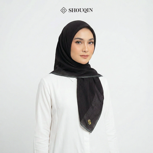 Shouqin Nala Elegant <b>Square</b> No Logo Basic Voal Scarf Laser Cut Muslim Women Headwear <b>Hijab</b> Wedding Wholesale - Product Image 6
