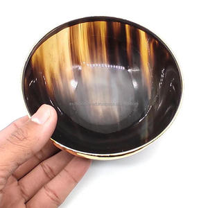 Cuenco decorativo de cuerno de búfalo y buey, diseño indio hecho a mano para el hogar, tamaños elegantes para adaptarse a cada necesidad, la mejor calidad - Product Image 1