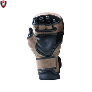 Guantes de Sparring de Cuero Personalizados para MMA, Transpirables, Antideslizantes, Ligeros, Unisex, de Alta Calidad para Boxeo y Muay Thai - Product Image 3
