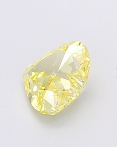 Diamante Amarillo Sintético de Corte Corazón, Color Intenso, Claridad VS2, Certificado IGI, para Joyería - Product Image 3