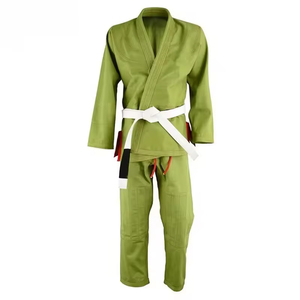 Uniforme de Judo para Artes Marciales, 100% Algodón, Secado Rápido, Transpirable, Personalizable, Color Sólido, Cintura Ajustable, Camisa y Pantalones - Product Image 4