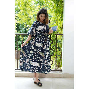 Sale <b>Wilderness</b> Blossom Kaftan Casual Dresses for <b>Women</b> - Product Image 2