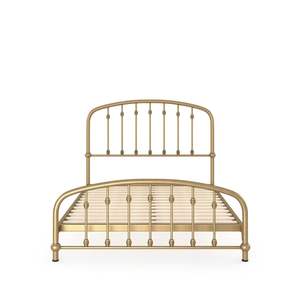 Premium Handmade Brass <b>Bed</b> <b>Frame</b> Offering Structural Strength Decorative Appeal And Traditional Furniture Excellence - Product Image 4