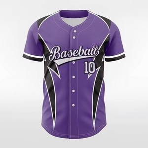 Uniforme de Béisbol Personalizado 2026, Jersey de Béisbol para Adultos, Teñido Liso, OEM, Alta Calidad, Secado Rápido, Transpirable, con Logotipo Personalizado - Product Image 1