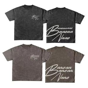 Sun Faded Best Quality Tee <b>Shirt</b> & Short Sets for <b>Men</b> 2 Piece Your Own Color & Print <b>Men's</b> Streetwear Cotton T-<b>Shirt</b> & Short Set - Product Image 2