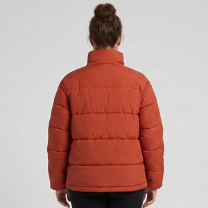 Chaqueta Acolchada de Plumón para Mujer, Abrigo Cálido de Invierno, Chaqueta Acolchada con Cremallera y Cuello Alto para Mujer - Product Image 2