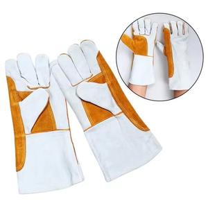 TIG Welding <b>Gloves</b> with Keystone Thumb Cowhide Cuff XL Goatskin Leather-Safety Canvas <b>Gloves</b> for Working - Product Image 5