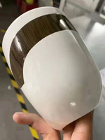 Service de moulage par injection sur mesure, pièces en plastique électrolytiques, emblèmes automobiles chromés en ABS, bouton de robinet