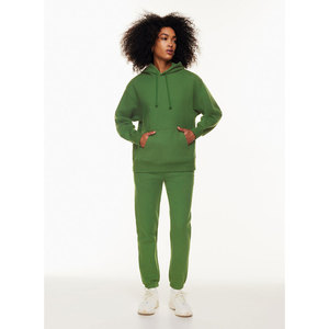 Conjunto Deportivo con Capucha para Mujer, de Alta Calidad y Estilo Moderno, 100% Algodón, para Gimnasio y Running, Sudadera Holgada y Pantalones Deportivos - Product Image 1