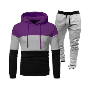 Conjunto de Chándal de Invierno de Alta Calidad para Hombre, Sudadera y Pantalones de Forro Polar, Chándal Personalizado, Sudadera con Capucha Gruesa Regular 100% - Product Image 3