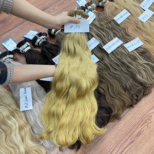 Extensions de cheveux 100% naturels à pointe I, couleur piano, vente en gros - Product Image 4