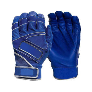 Guantes de Bateo de Cuero 100% de Primera Calidad, Talla Grande, para Jóvenes, Guantes de Bateo de Béisbol y Sóftbol para Hombre - Product Image 1